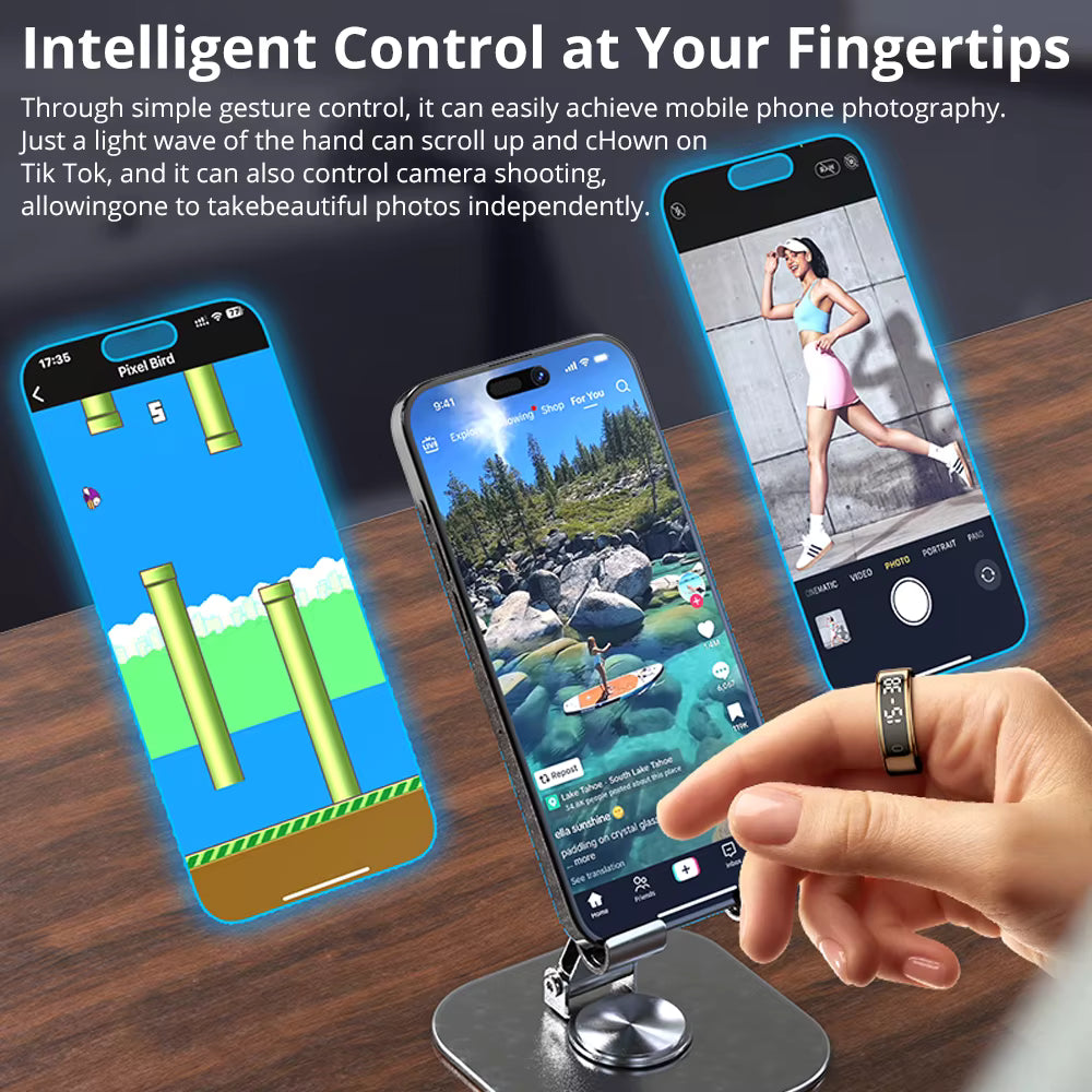 Bague connectée COLMI R12 Smart Ring avec écran d'affichage et tactile